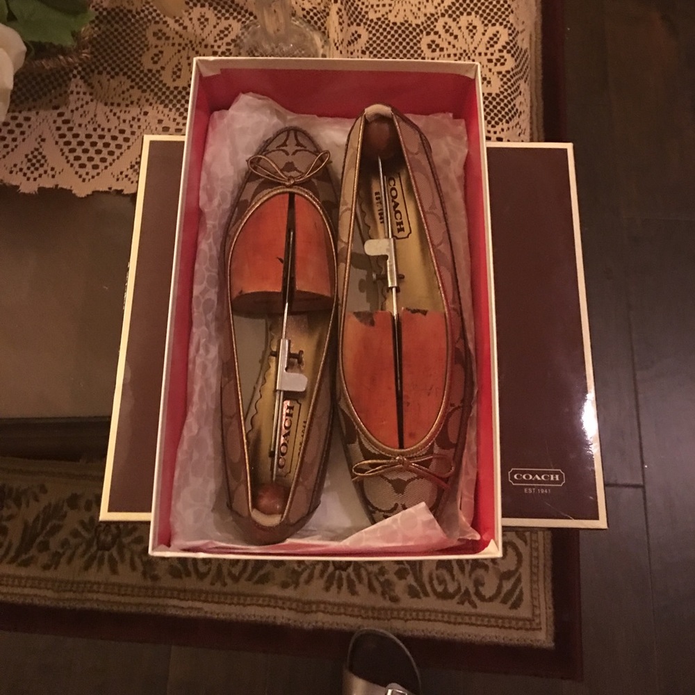 Coach Talia Flats with tassel