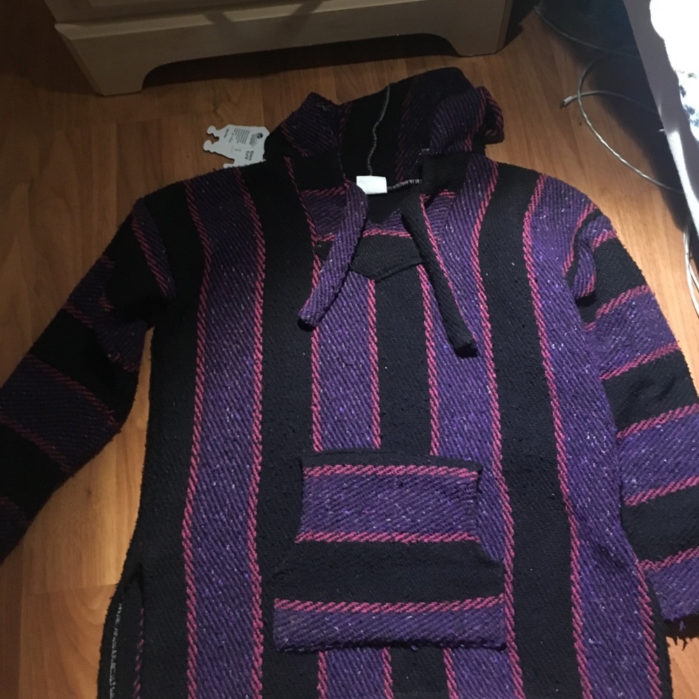 Pink and purple Poncho