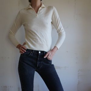 Cashmere Collared Sweater