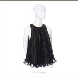 3.1 Phillip Lim black beaded ruffle blouse