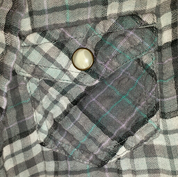 Plaid Button Up - Picture 3 of 3
