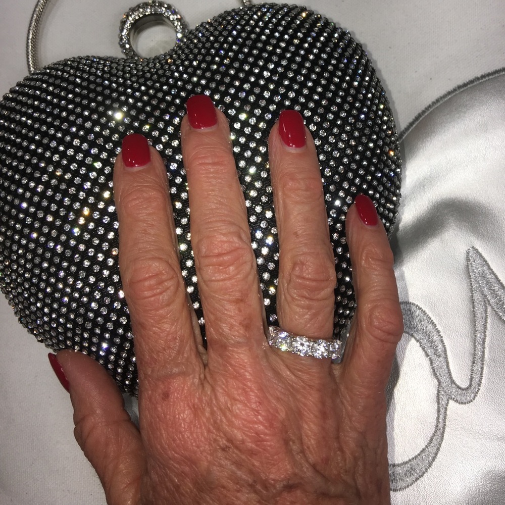 Sterling Silver & CZ band