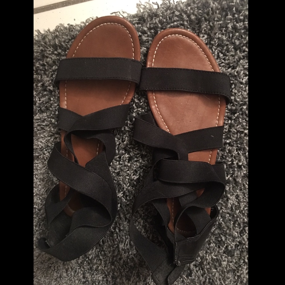 Black sandals