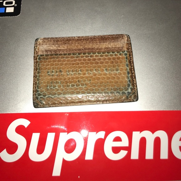 Classic snake skin card holder - Picture 1 of 4