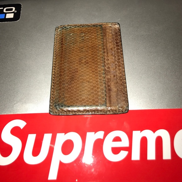 Classic snake skin card holder - Picture 2 of 4