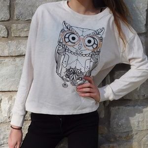 White Owl Sweatshirt