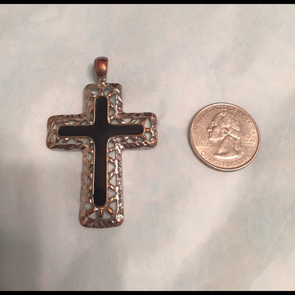 Buckle cross pendant