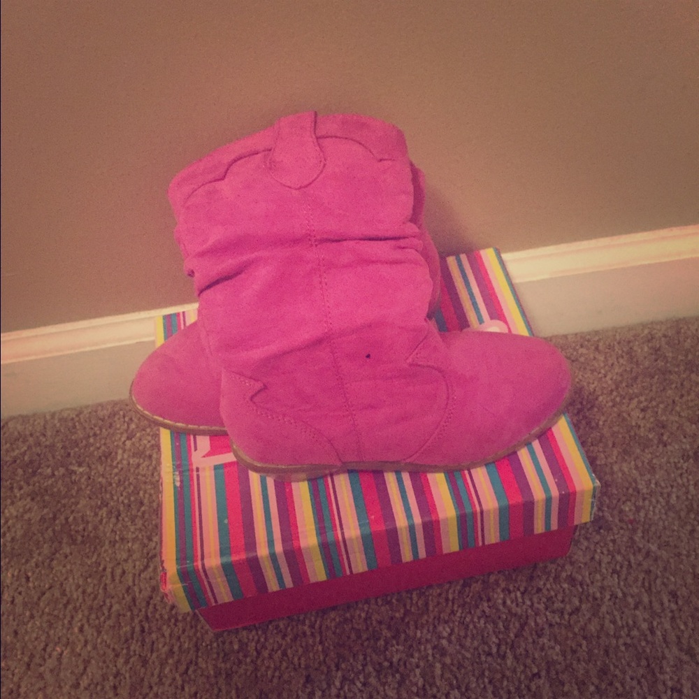 Girls size 11 Pink Cowgirl boots