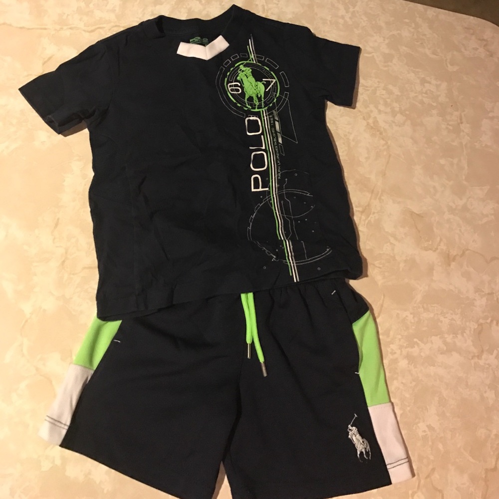 Boys Ralph Lauren activewear set
