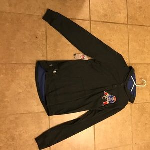New England Patriots long sleeve shirt with a hood