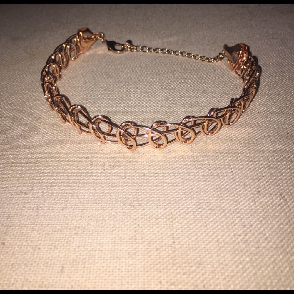 Rose Gold Metal Choker