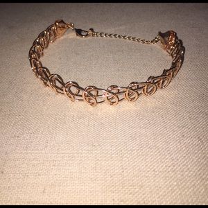 Rose Gold Metal Choker