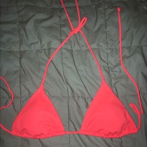 Adjustable triangle bikini top