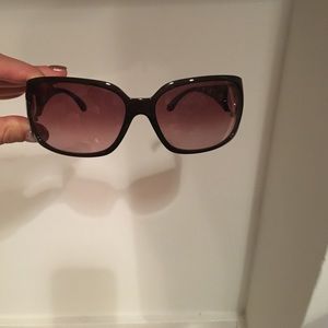 Brown Chanel sunglasses