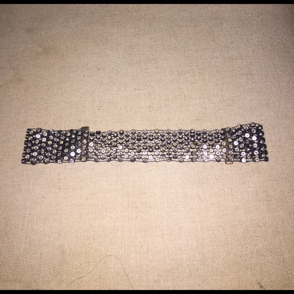 Black Rhinestone Choker