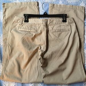 Old Navy Low Waist Tan Khaki Pants Bling Women’s 6 Short