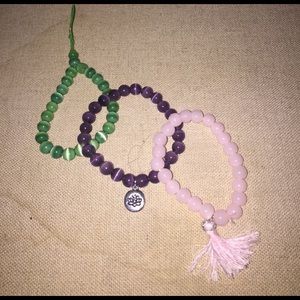 Bundle of 3 Beaded Bracelets