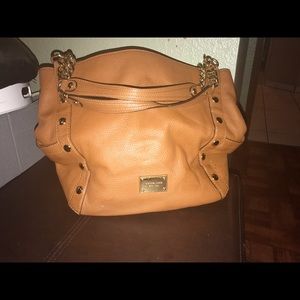 MK brown shoulder bag