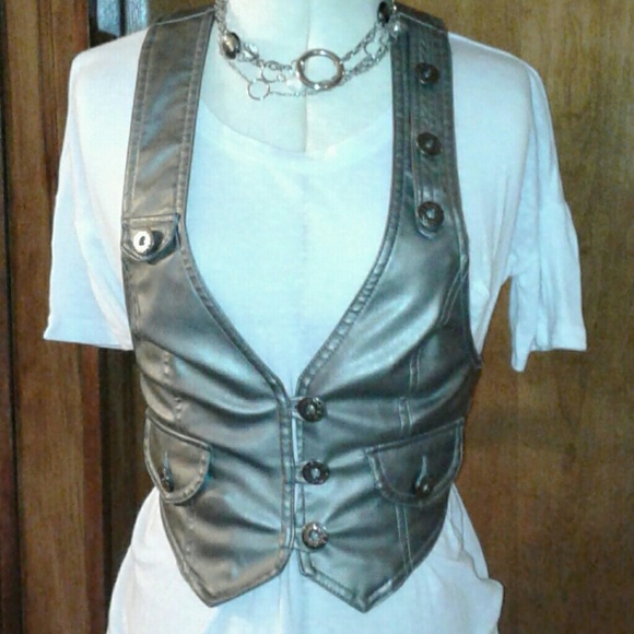 Body Central Other - Body Central Faux Leather Vest
