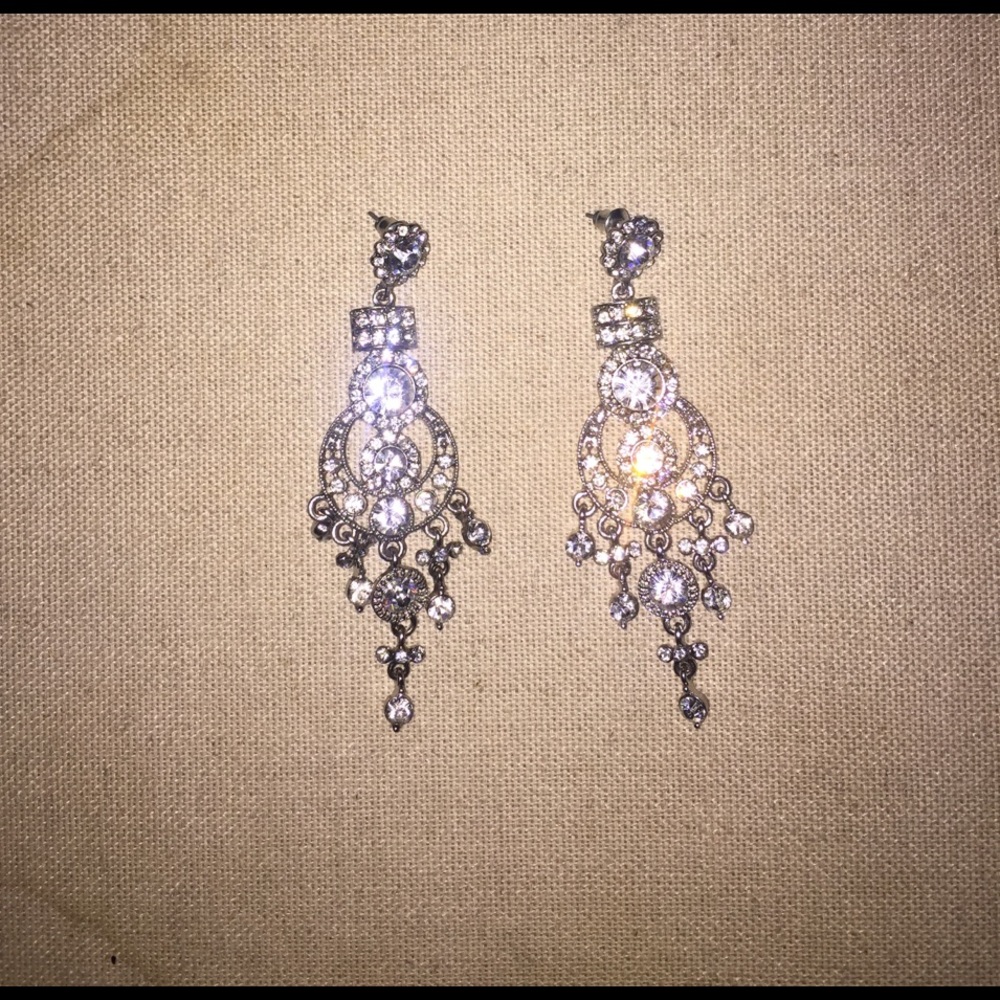 Rhinestone earrings