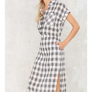 Nasty Gal Walk in the Park Gingham Dress