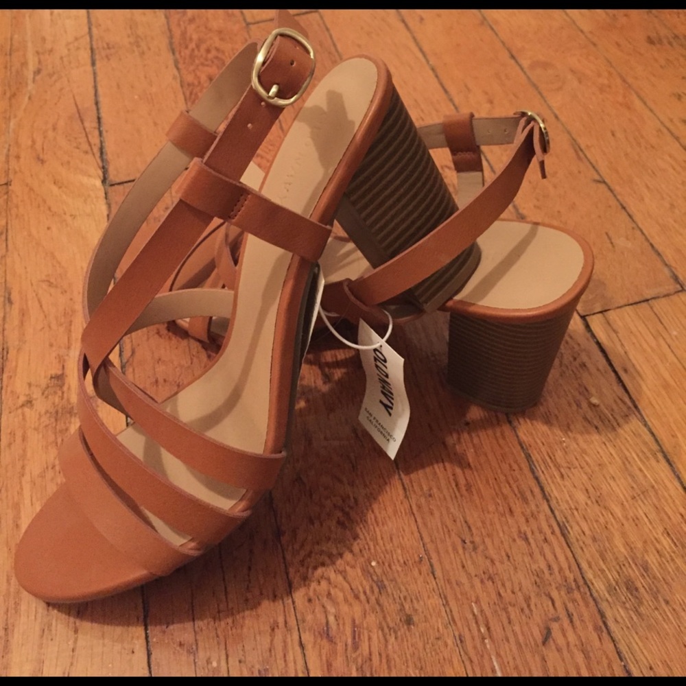 Size 9 Brown Block Heels
