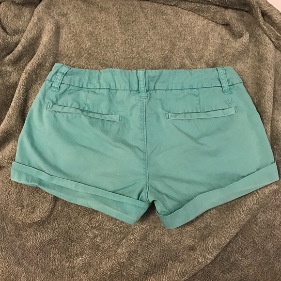 American eagle 00 turquoise shorts - Picture 2 of 4