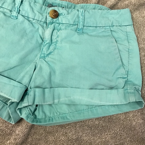 American eagle 00 turquoise shorts - Picture 3 of 4