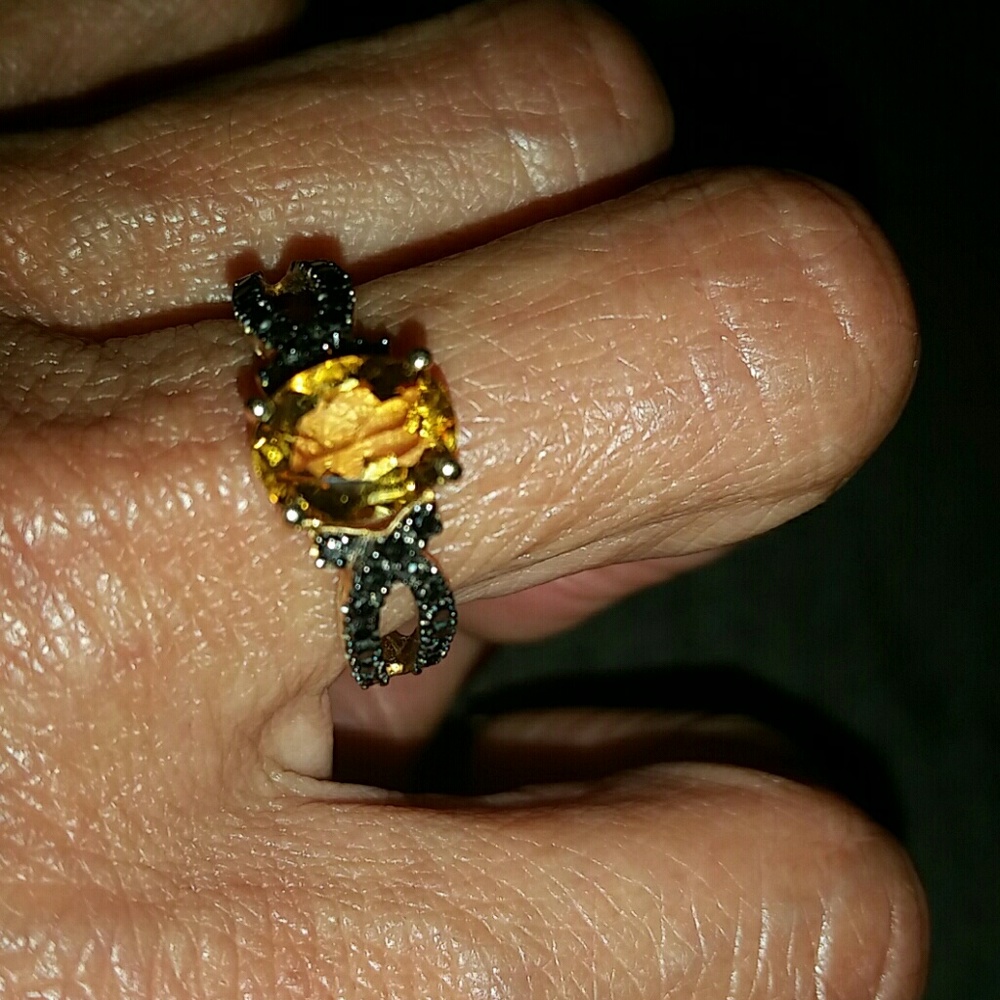 Gold Citrine ring