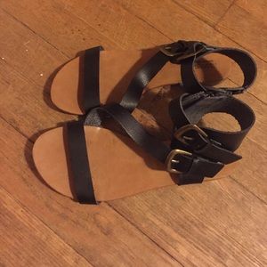 Black Buckle Strappy Sandals Target Brand