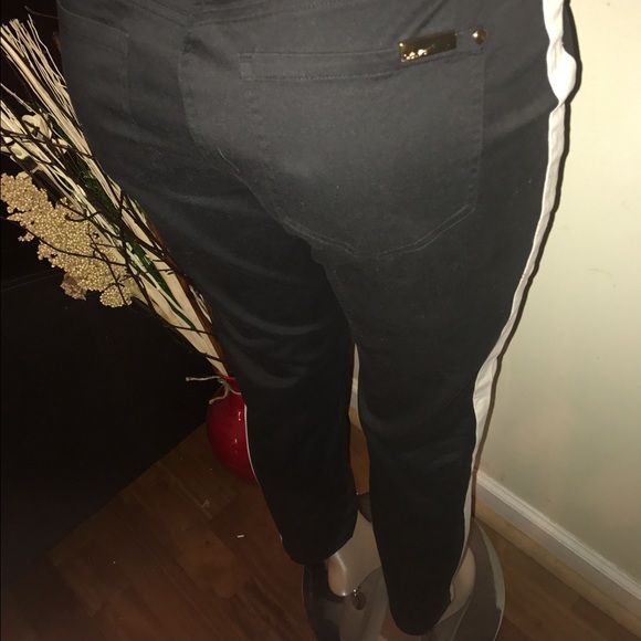 DKNY black tuxedo style ankle pant - Picture 4 of 4