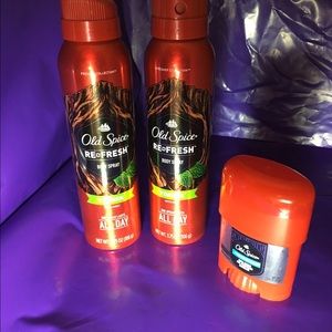Old spice spray & deodorant