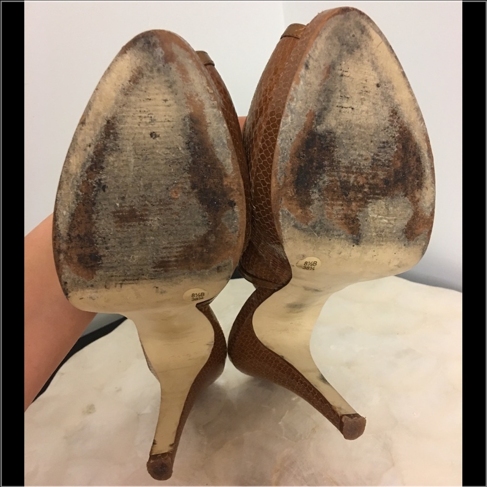 BCBG 🐍 open toe heel - Picture 6 of 7