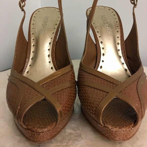 BCBG 🐍 open toe heel - Picture 7 of 7