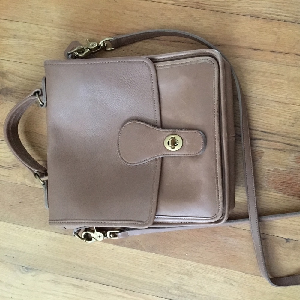 Coach leather purse