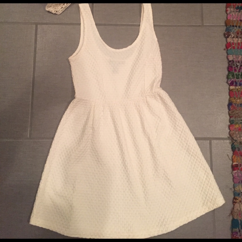 White baby doll dress.