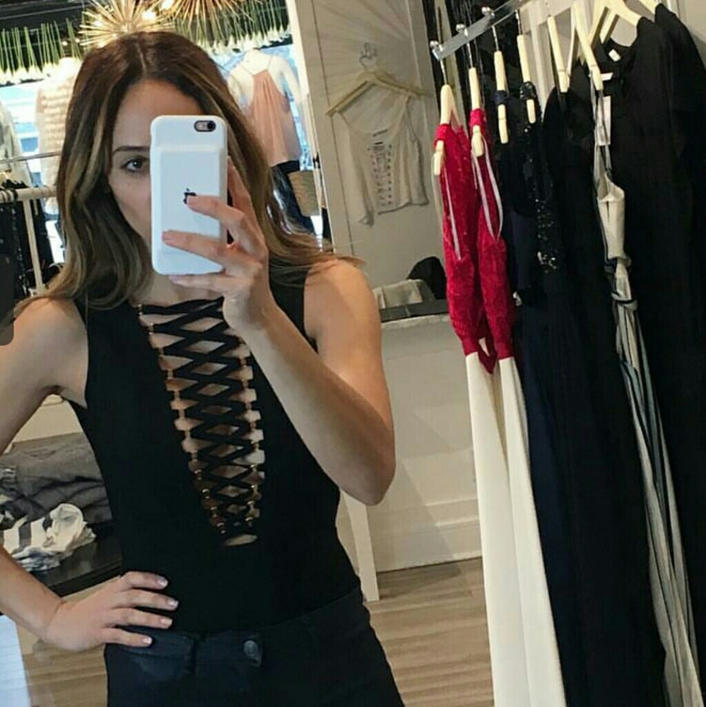 Sexy laceup bodysuit