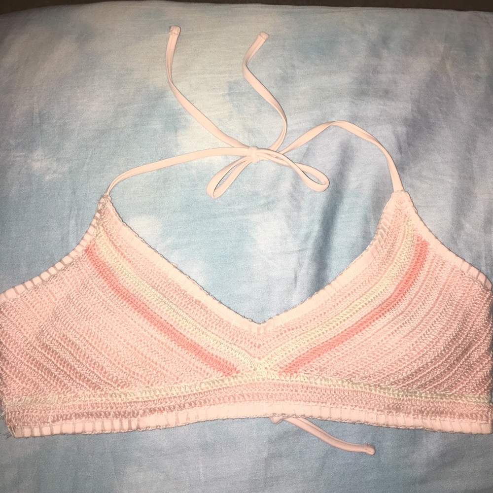 Crochet bikini top