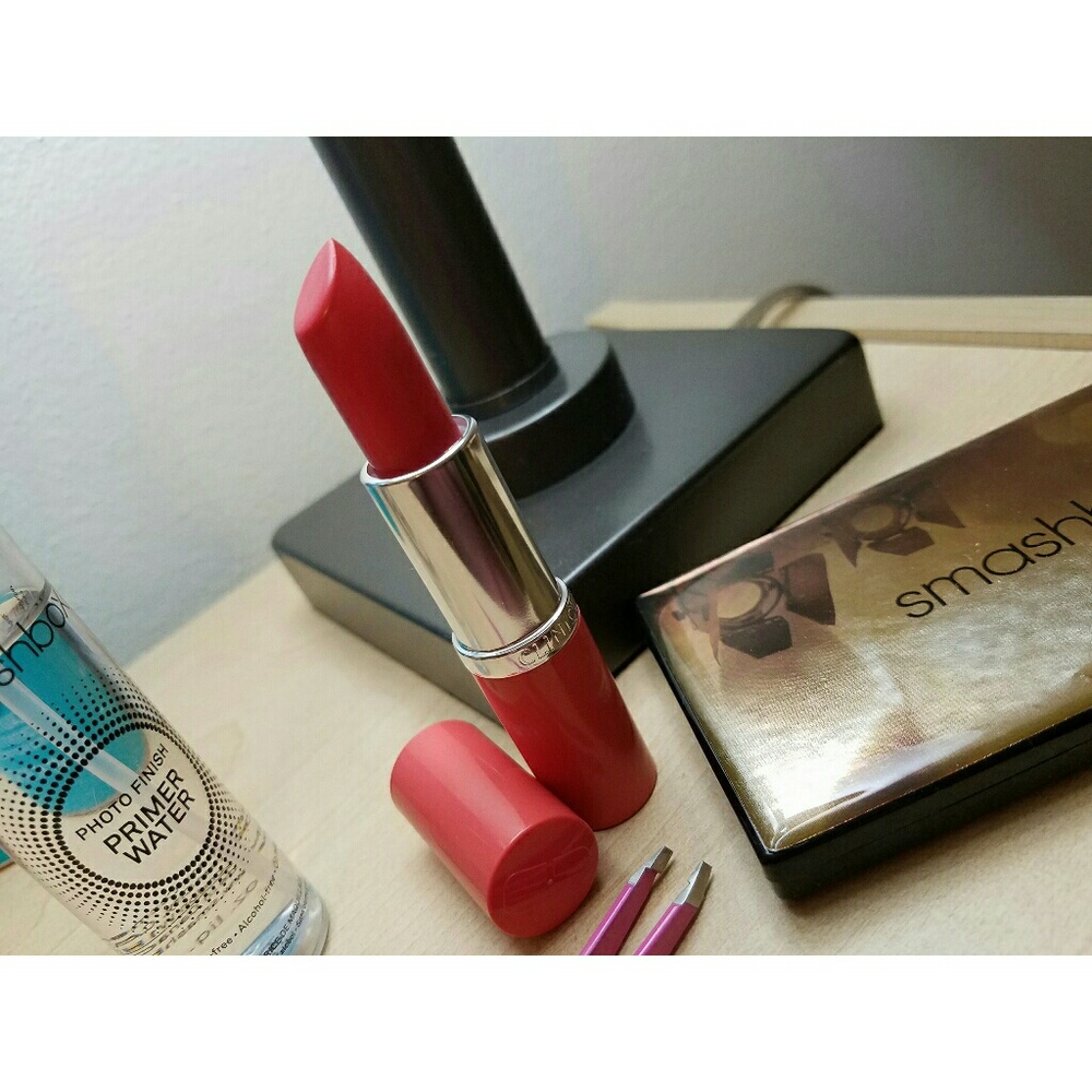 Clinique long last lipstick in runway coral