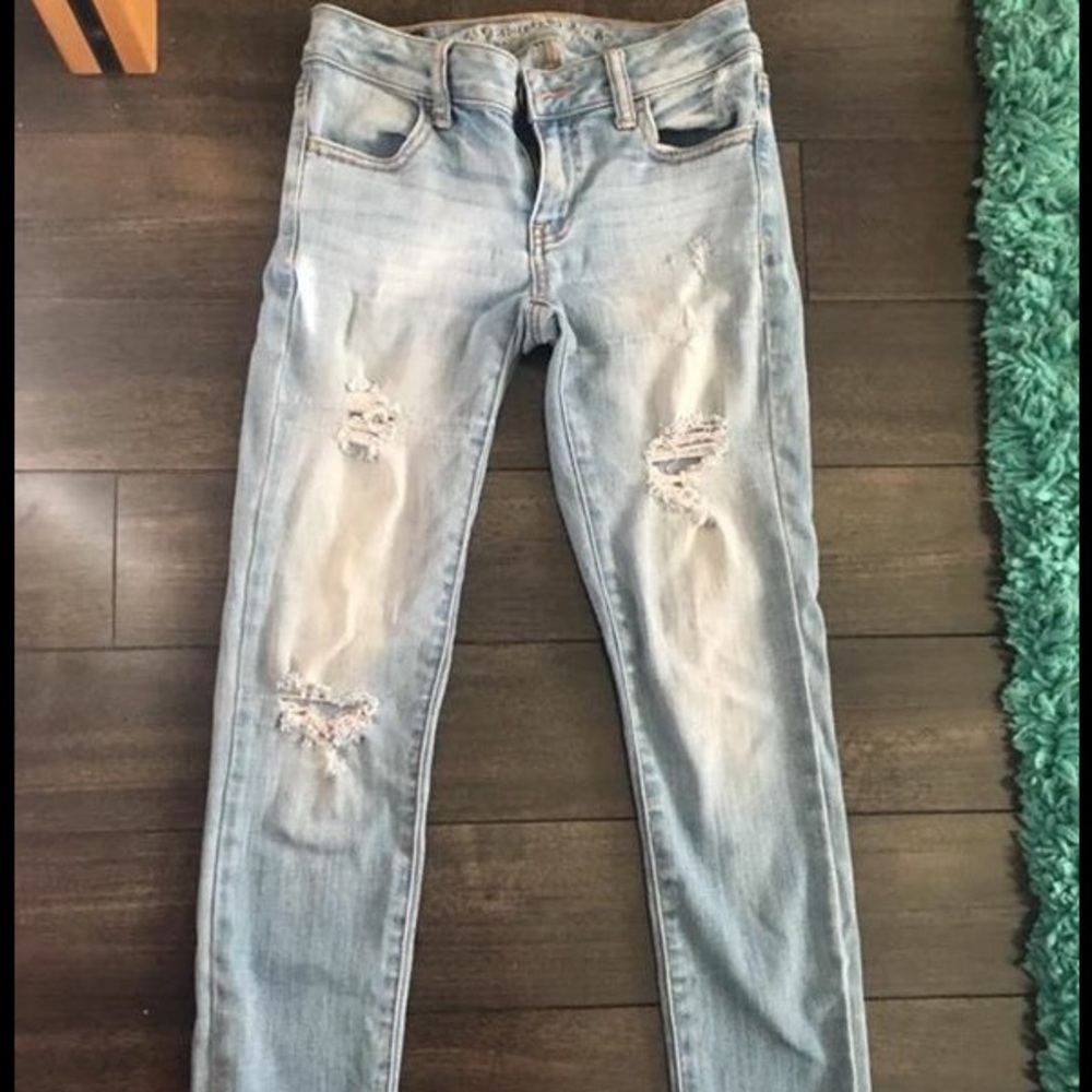 light skinny jeans