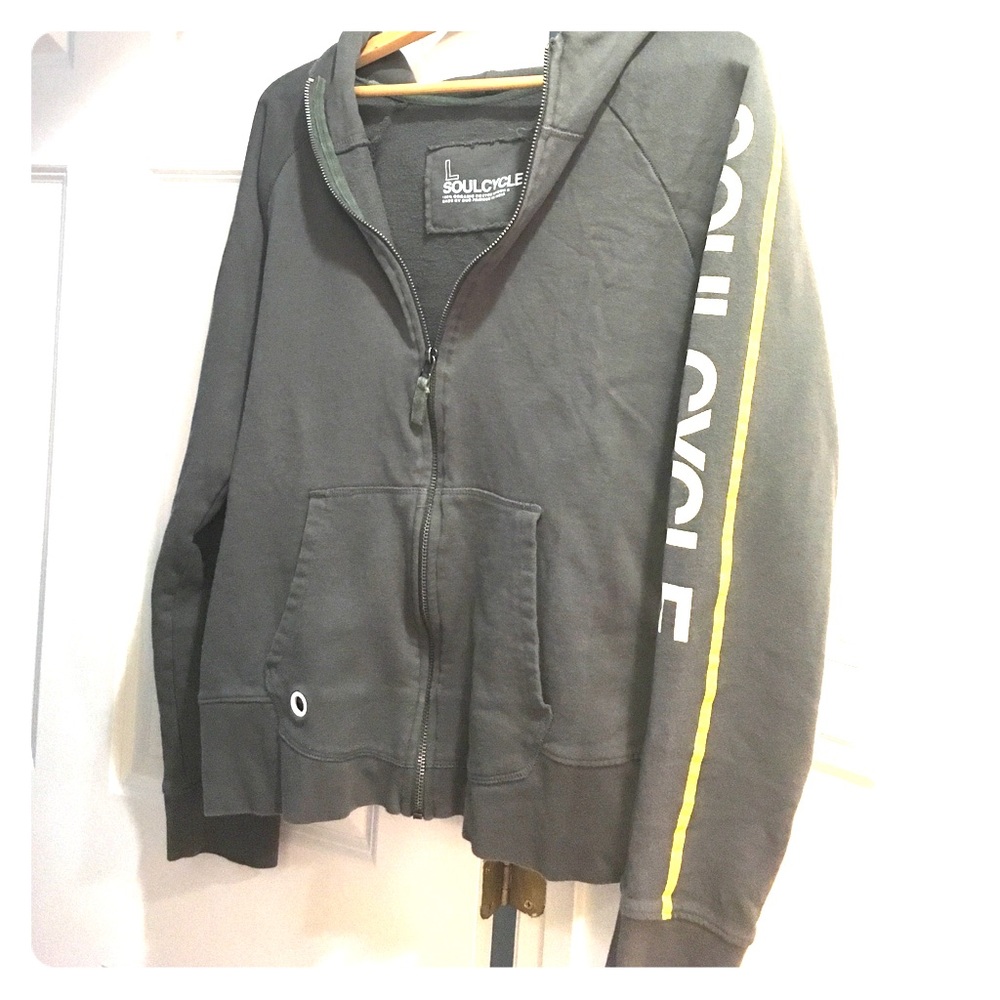 Large SoulCycle Zip-Up Hoodie in SoulCycle Bag