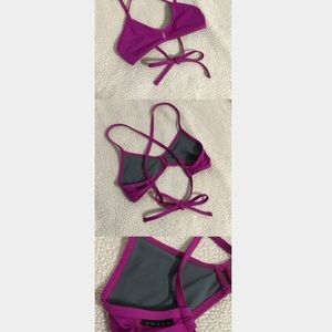 Magenta/ Purple Jolyn Vent Swim Top