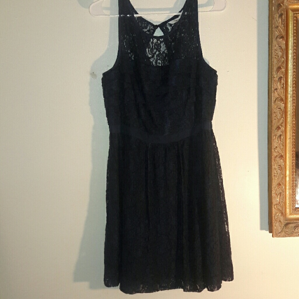 Lauren Conrad Blue lace dress