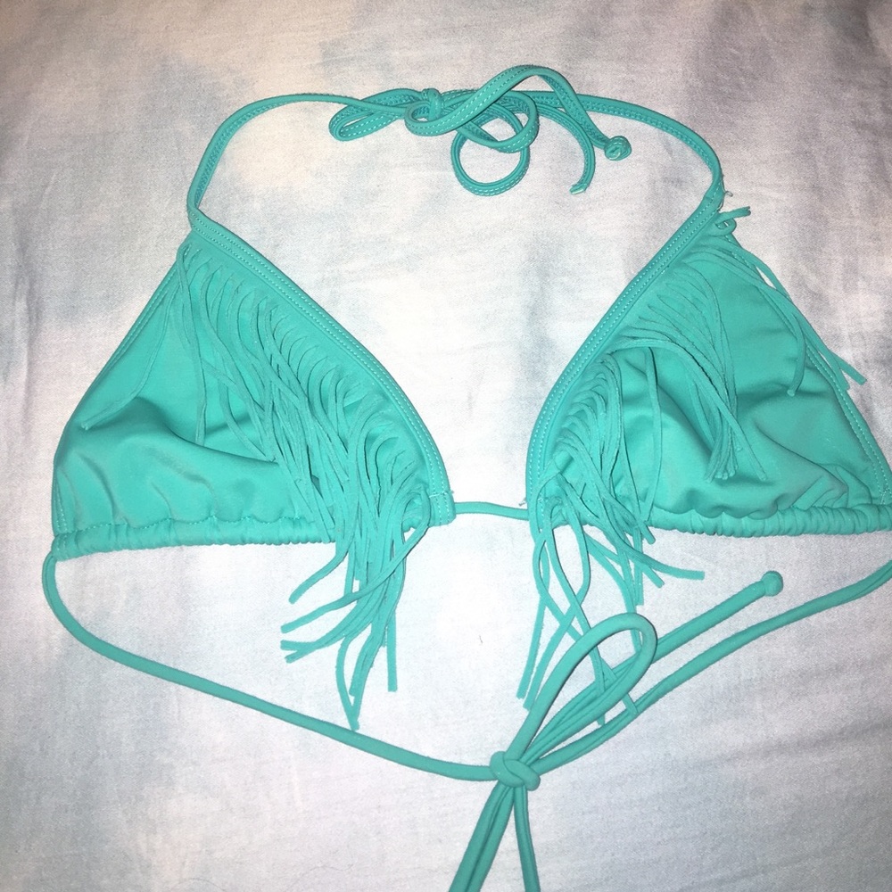 Fringe bikini top