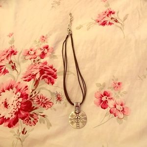 Brighton silver fleur-de-lis necklace