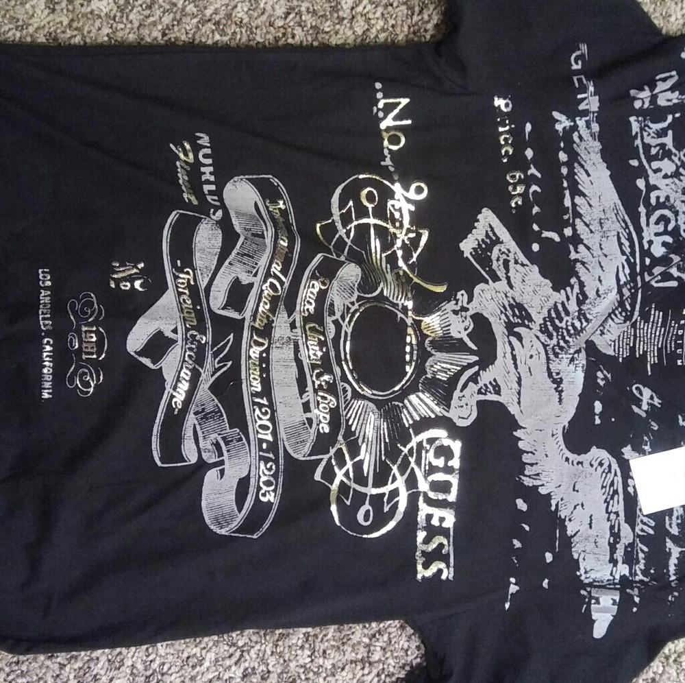 Guess L.A. graphic V-neck T-shirt