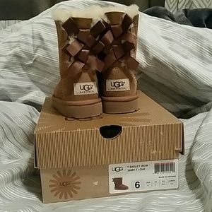 UGG girls Bailey Bow boots