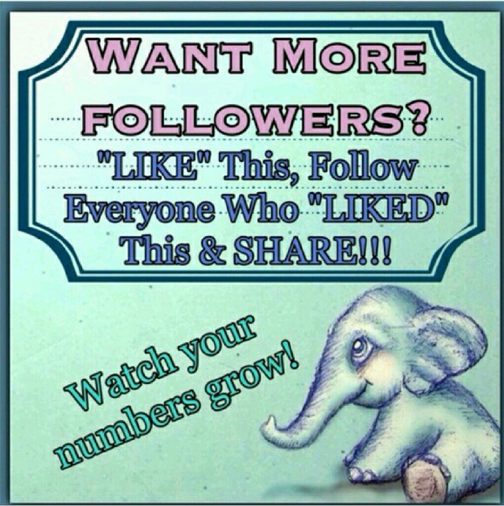Get more sales, followers.