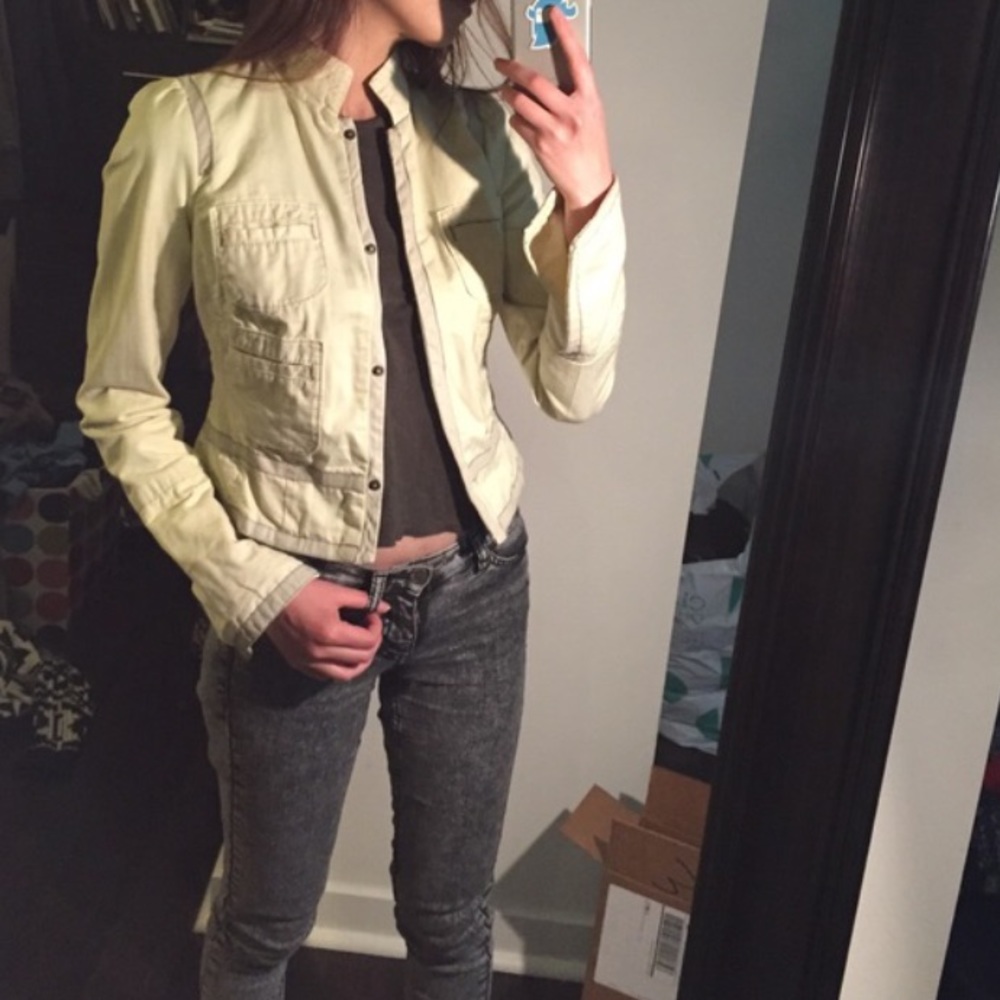 Free people cropped blazer