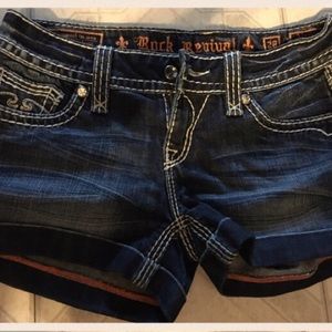 Rock revival Jean shorts